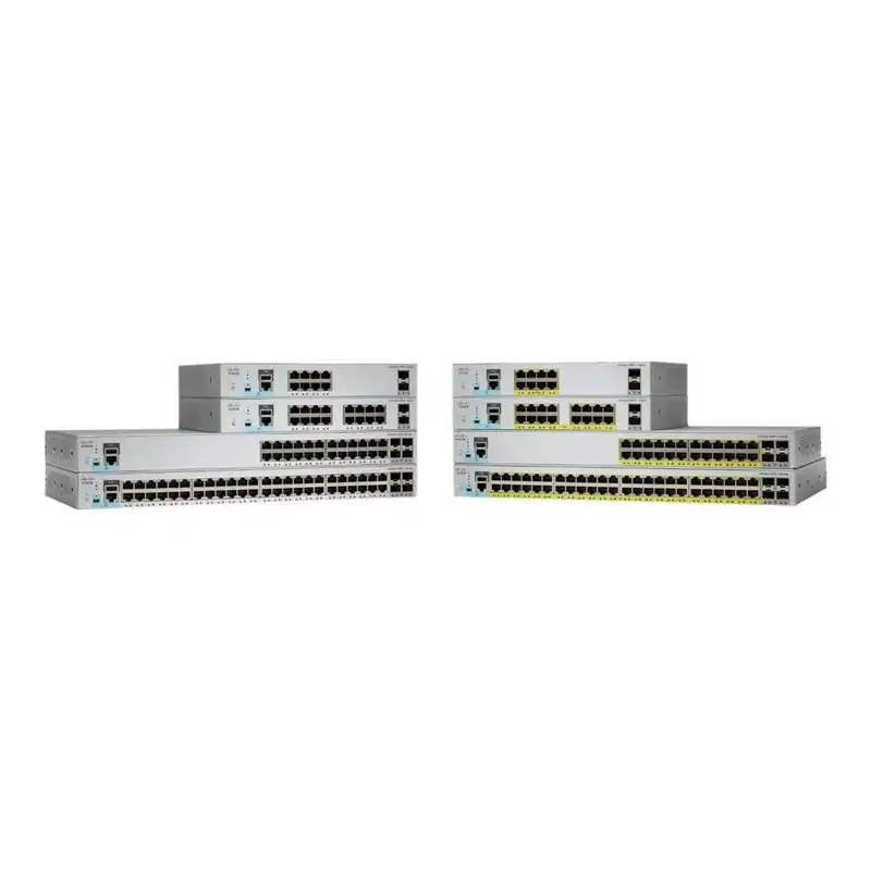 Cisco Catalyst 2960L-24PQ-LL - Commutateur - Géré - 24 x 10 - 100 - 1000 (PoE+) + 4 x 1 Gigabit ... (WS-C2960L24PQLL-RF)_1